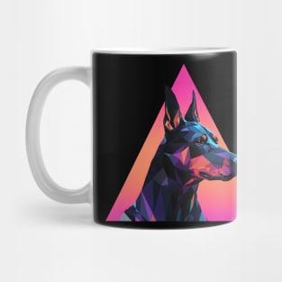 Synthwave Doberman Mug